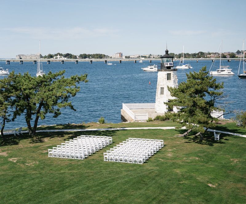 lawns with lighthouse