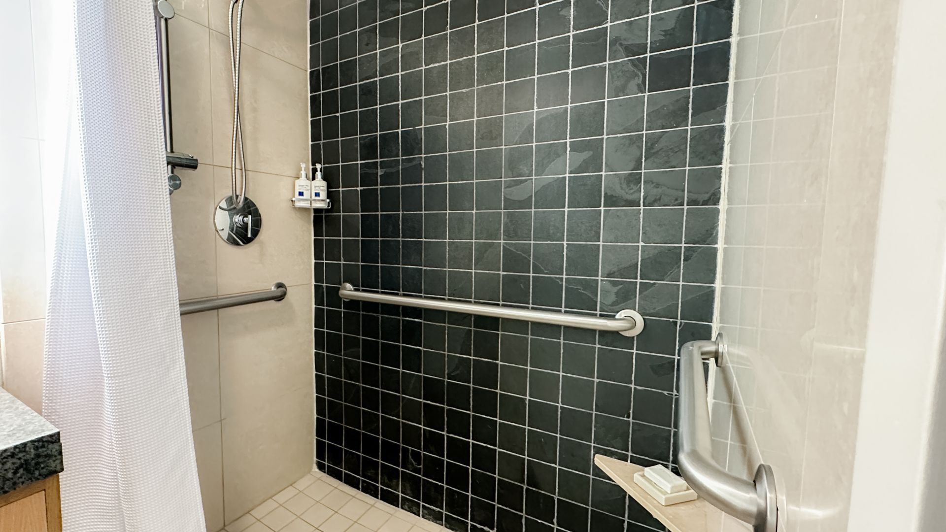 Accessible King W/RollIn Shower Newport Harbor Island Resort